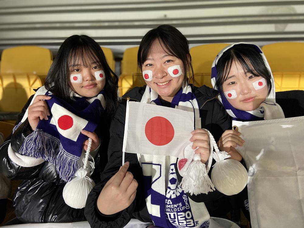 Japanese Students See Football Heroines In Action