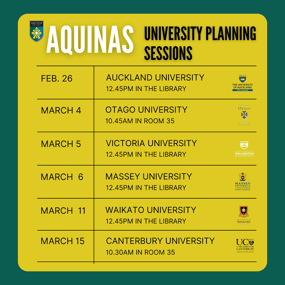 Seniors Urged to Attend University Planning Sessions