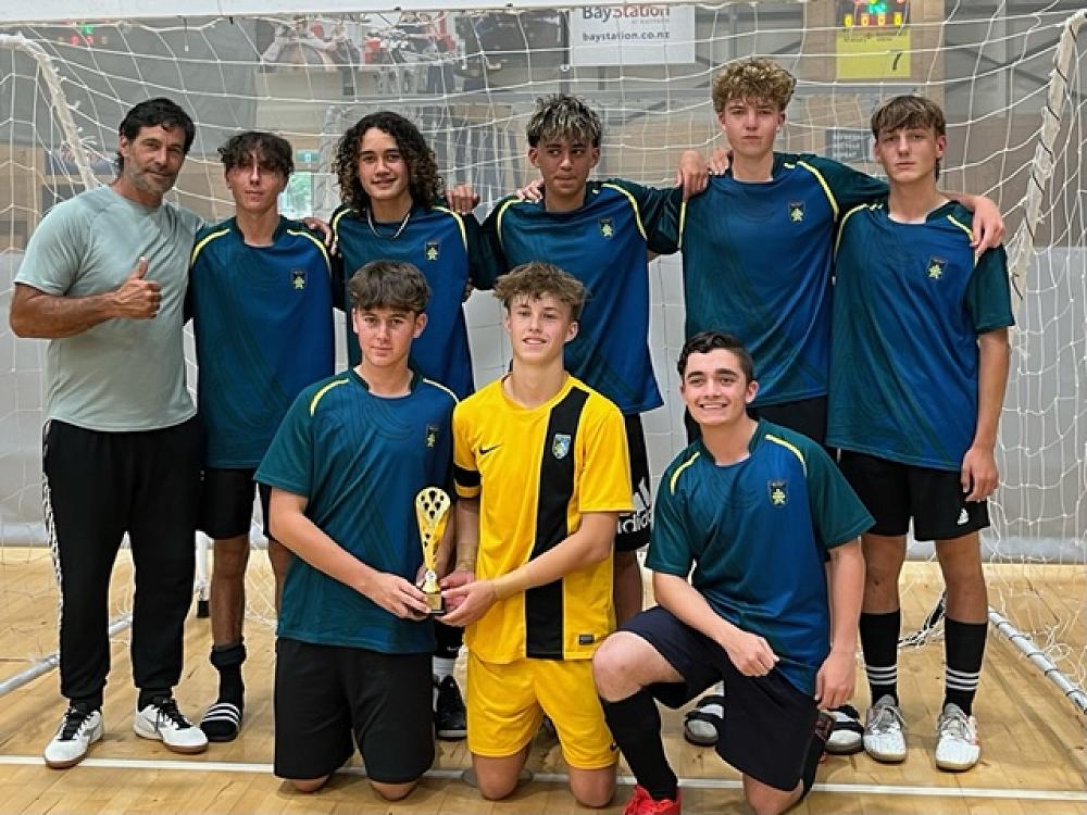 Boys’ Futsal Team New BOP Champs
